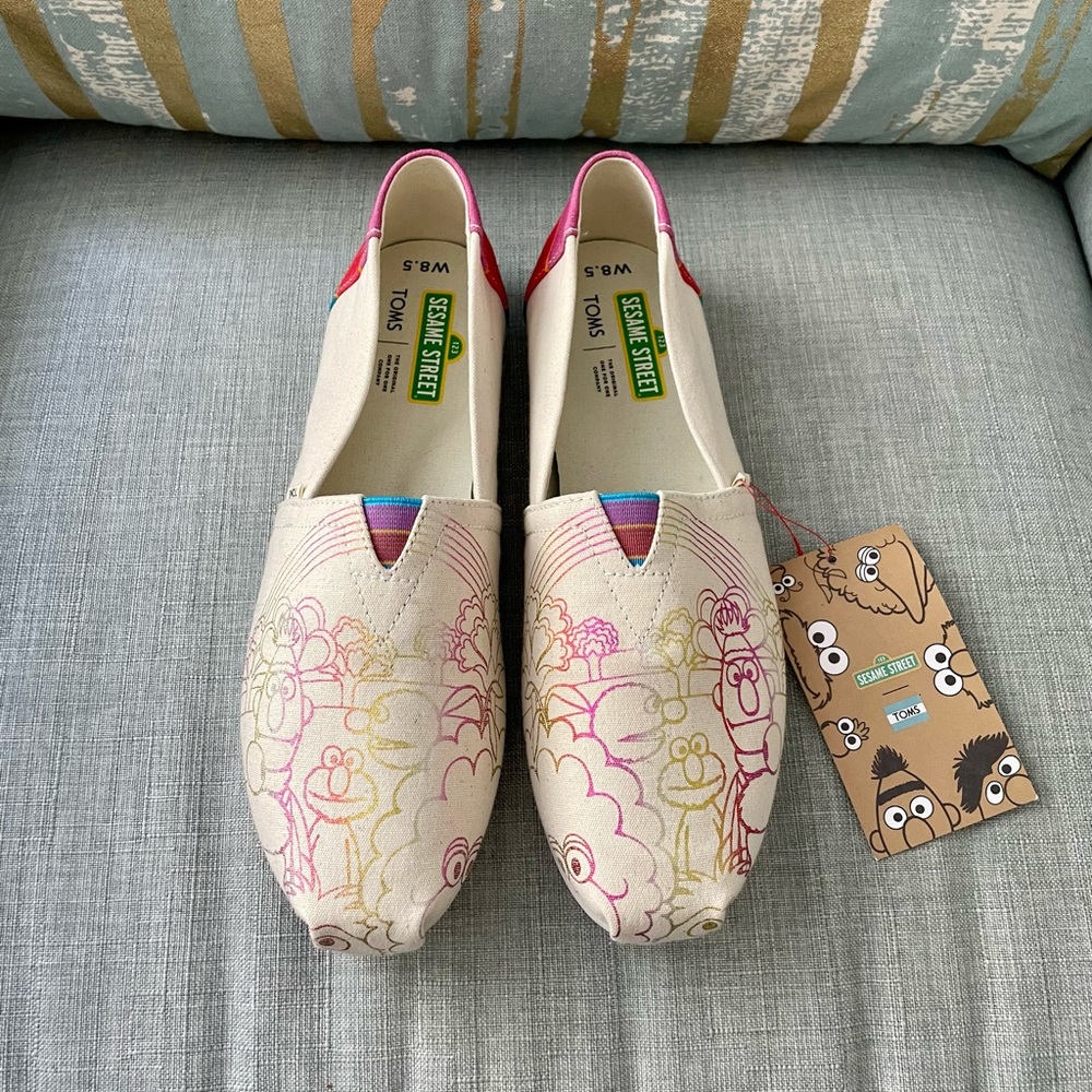 TOMS + Sesame Street Canvas Slip-On Shoes